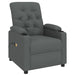 Stand Up Massage Chair Dark Grey Fabric Tbkaxlk