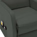Stand - up Massage Recliner Anthracite Faux Leather Txotil