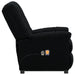 Stand Up Massage Recliner Chair Black Fabric Topxxlp