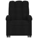 Stand Up Massage Recliner Chair Black Fabric Txbpabx