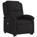 Stand Up Massage Recliner Chair Black Fabric Txbpata