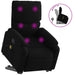 Stand Up Massage Recliner Chair Black Fabric Txbpibx