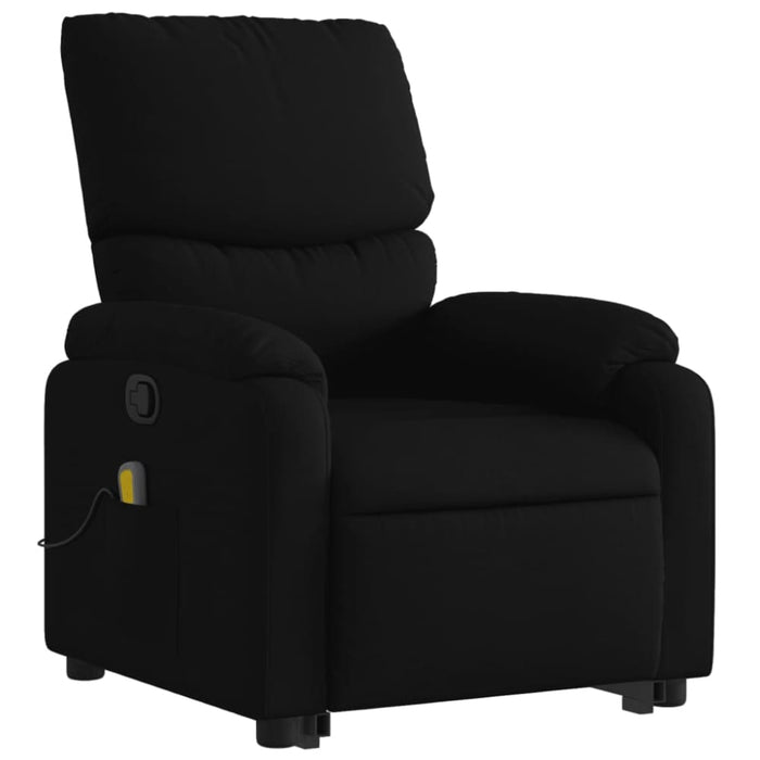 Stand Up Massage Recliner Chair Black Fabric Txbpibx