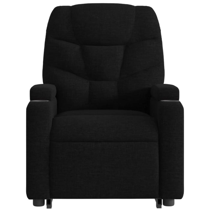 Stand Up Massage Recliner Chair Black Fabric Txbpltb