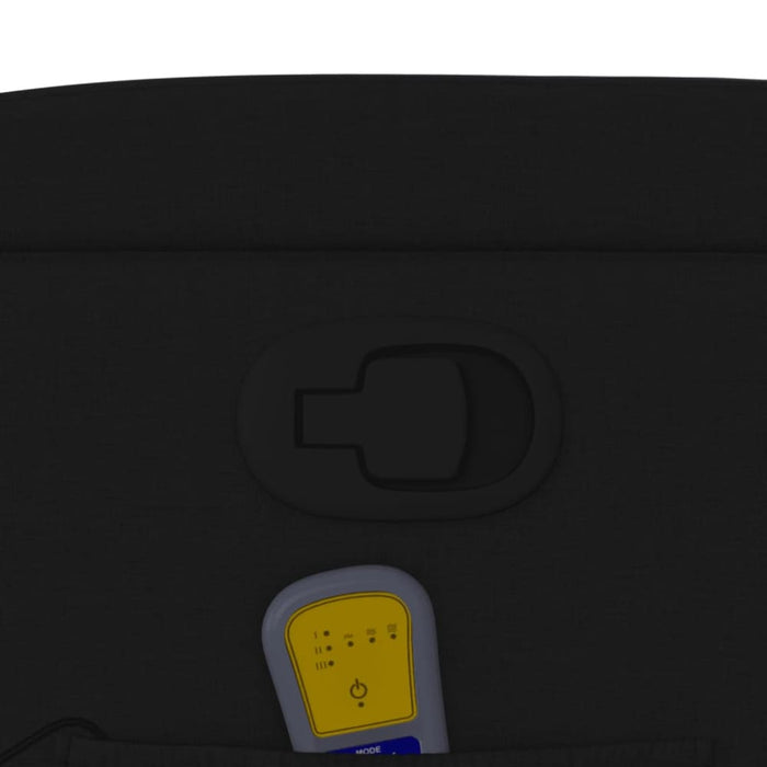 Stand Up Massage Recliner Chair Black Fabric Txbppnl