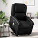 Stand Up Massage Recliner Chair Black Faux Leather Txbpapk