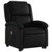 Stand Up Massage Recliner Chair Black Faux Leather Txbpapk