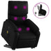 Stand Up Massage Recliner Chair Black Faux Leather Txbpiol