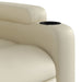 Stand Up Massage Recliner Chair Cream Faux Leather Txbpppl