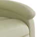 Stand Up Massage Recliner Chair Cream Real Leather Txbpana