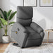 Stand Up Massage Recliner Chair Dark Grey Fabric Txbpibo