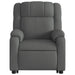 Stand Up Massage Recliner Chair Dark Grey Fabric Txbpipk