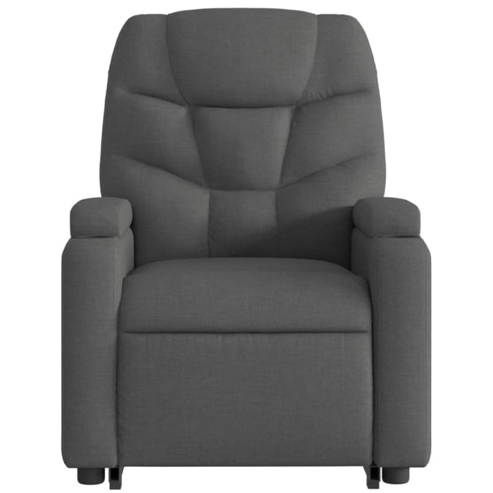 Stand Up Massage Recliner Chair Dark Grey Fabric Txbplxk