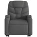 Stand Up Massage Recliner Chair Dark Grey Fabric Txbplxk