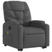 Stand Up Massage Recliner Chair Dark Grey Fabric Txbplxk