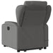 Stand Up Massage Recliner Chair Dark Grey Fabric Txbppnp