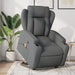 Stand Up Massage Recliner Chair Dark Grey Fabric Txbppnp