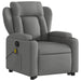 Stand Up Massage Recliner Chair Dark Grey Fabric Txbppnp