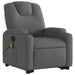 Stand Up Massage Recliner Chair Dark Grey Fabric Txbppxk