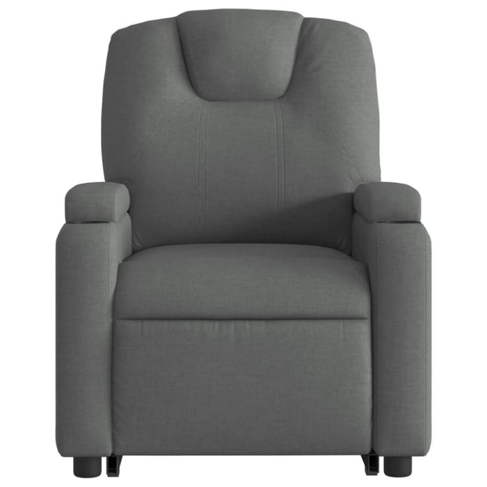 Stand Up Massage Recliner Chair Dark Grey Fabric Txbppxk