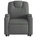 Stand Up Massage Recliner Chair Dark Grey Fabric Txbppxk
