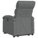 Stand Up Massage Recliner Chair Dark Grey Fabric Txbptio