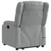 Stand Up Massage Recliner Chair Light Grey Fabric Txbpipn