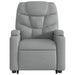 Stand Up Massage Recliner Chair Light Grey Fabric Txbplxn
