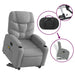 Stand Up Massage Recliner Chair Light Grey Fabric Txbplxn