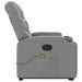 Stand Up Massage Recliner Chair Light Grey Fabric Txbplxn