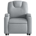Stand Up Massage Recliner Chair Light Grey Fabric Txbppxn