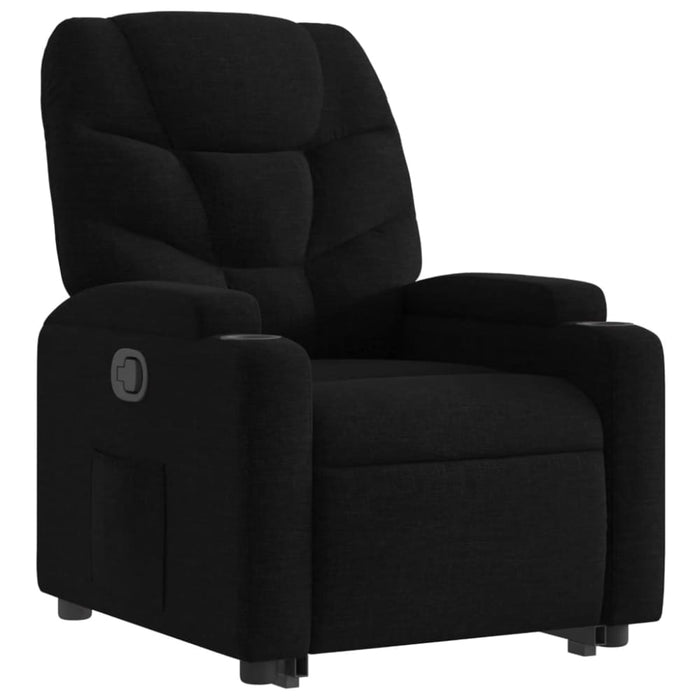 Stand Up Recliner Chair Black Fabric Txbplxl