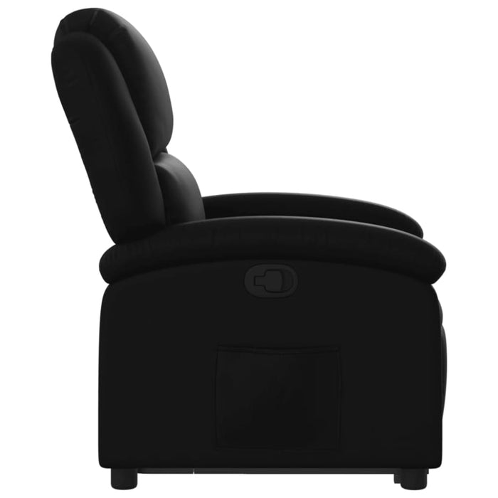 Stand Up Recliner Chair Black Faux Leather Txbpapl