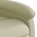 Stand Up Recliner Chair Cream Real Leather Txbpano