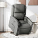 Stand Up Recliner Chair Dark Grey Fabric Txbpaxk