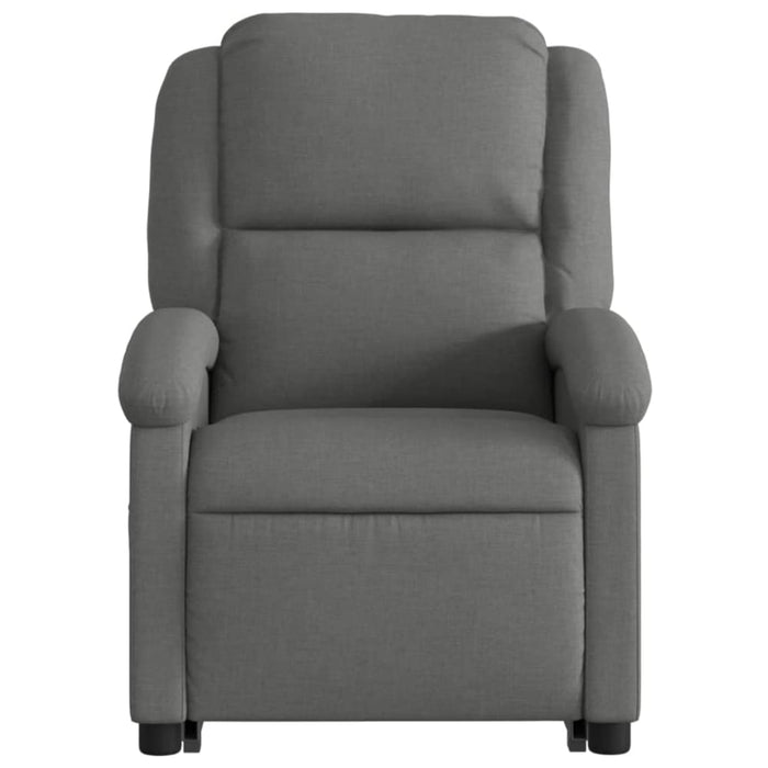 Stand Up Recliner Chair Dark Grey Fabric Txbpaxk