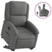 Stand Up Recliner Chair Dark Grey Fabric Txbpaxk