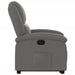 Stand Up Recliner Chair Dark Grey Fabric Txbpaxk