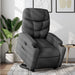 Stand Up Recliner Chair Dark Grey Fabric Txbplxp