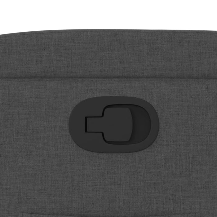 Stand Up Recliner Chair Dark Grey Fabric Txbplxp