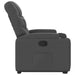 Stand Up Recliner Chair Dark Grey Fabric Txbplxp