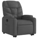 Stand Up Recliner Chair Dark Grey Fabric Txbplxp