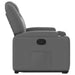 Stand Up Recliner Chair Dark Grey Fabric Txbppxp