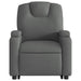 Stand Up Recliner Chair Dark Grey Fabric Txbppxp