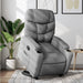 Stand Up Recliner Chair Light Grey Fabric Txbplxa