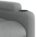 Stand Up Recliner Chair Light Grey Fabric Txbplxa