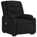 Stand Up Massage Recliner Chair Black Fabric Txblnat
