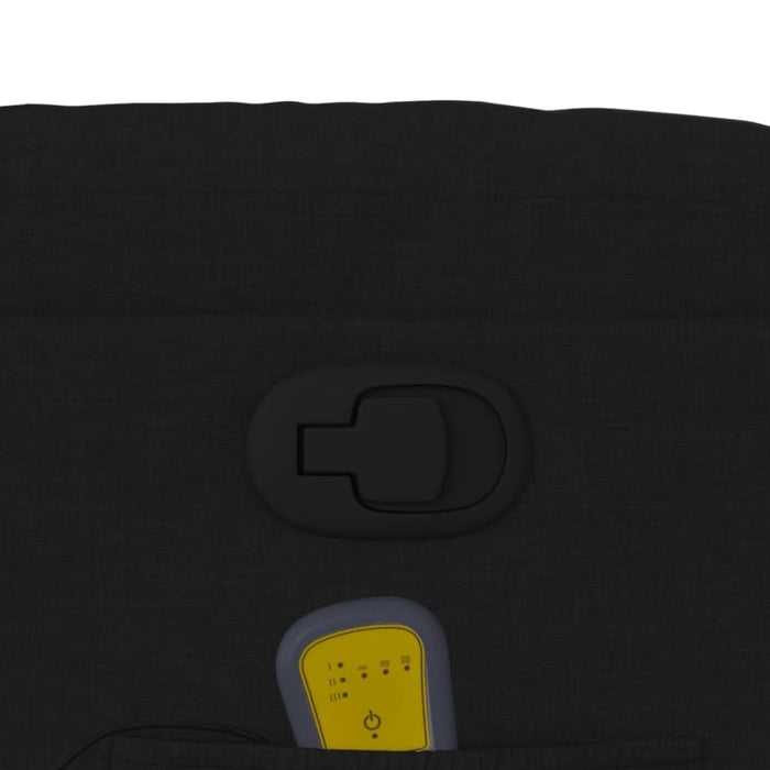 Stand Up Massage Recliner Chair Black Fabric Txblnat