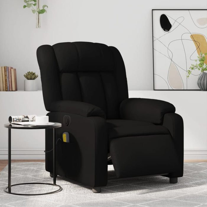 Stand Up Massage Recliner Chair Black Faux Leather Txbpiln