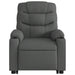 Stand Up Massage Recliner Chair Dark Grey Fabric Txblnpn
